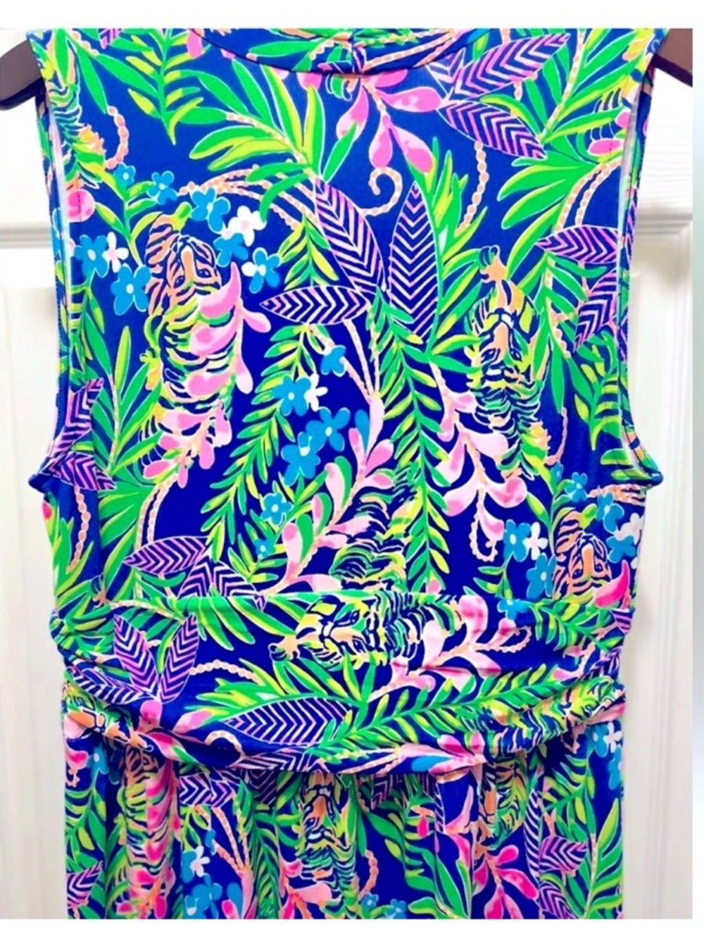 Lily Pulitzer Pearce Maxi Dress - Borealis Blue XL - Picture 6 of 9